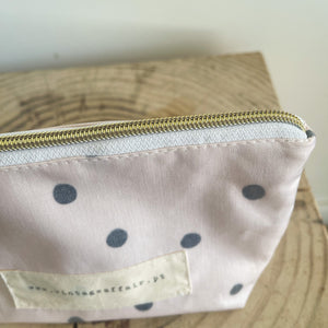 Bolsa média BOLINHAS fundo beige