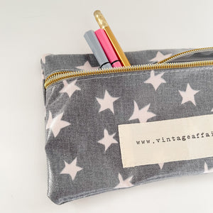 Estojo/ bolsa estrelas ANTRACITE