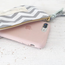 Load image into Gallery viewer, bolsa mini + CHEVRON CINZA
