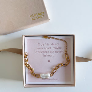 Pulseira com pérola