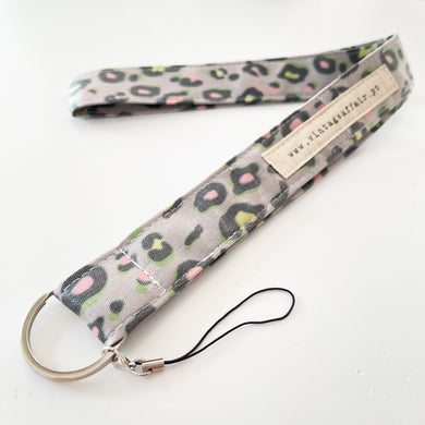 Porta chaves ou telemóvel ANIMAL PRINT CAQUI