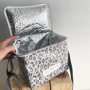 Lancheira grande ANIMAL PRINT caqui