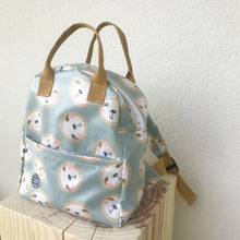 Load image into Gallery viewer, Mochila pequena PREGUIÇA AZUL 🦥