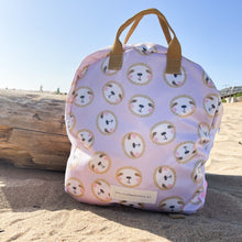 Load image into Gallery viewer, Mochila de rede PREGUIÇAS ROSA