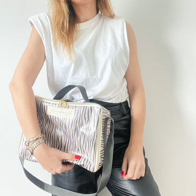 Lancheira box ZEBRA TAUPE