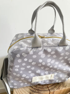 Lancheira grande DOTS CINZA