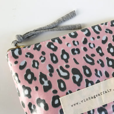 Bolsa média ANIMAL PRINT ROSA