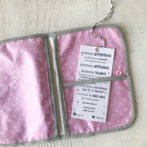Porta documentos PINK STARS