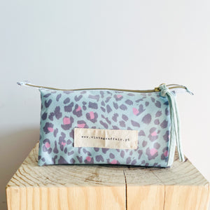 Estojo triplo ANIMAL PRINT VERDE