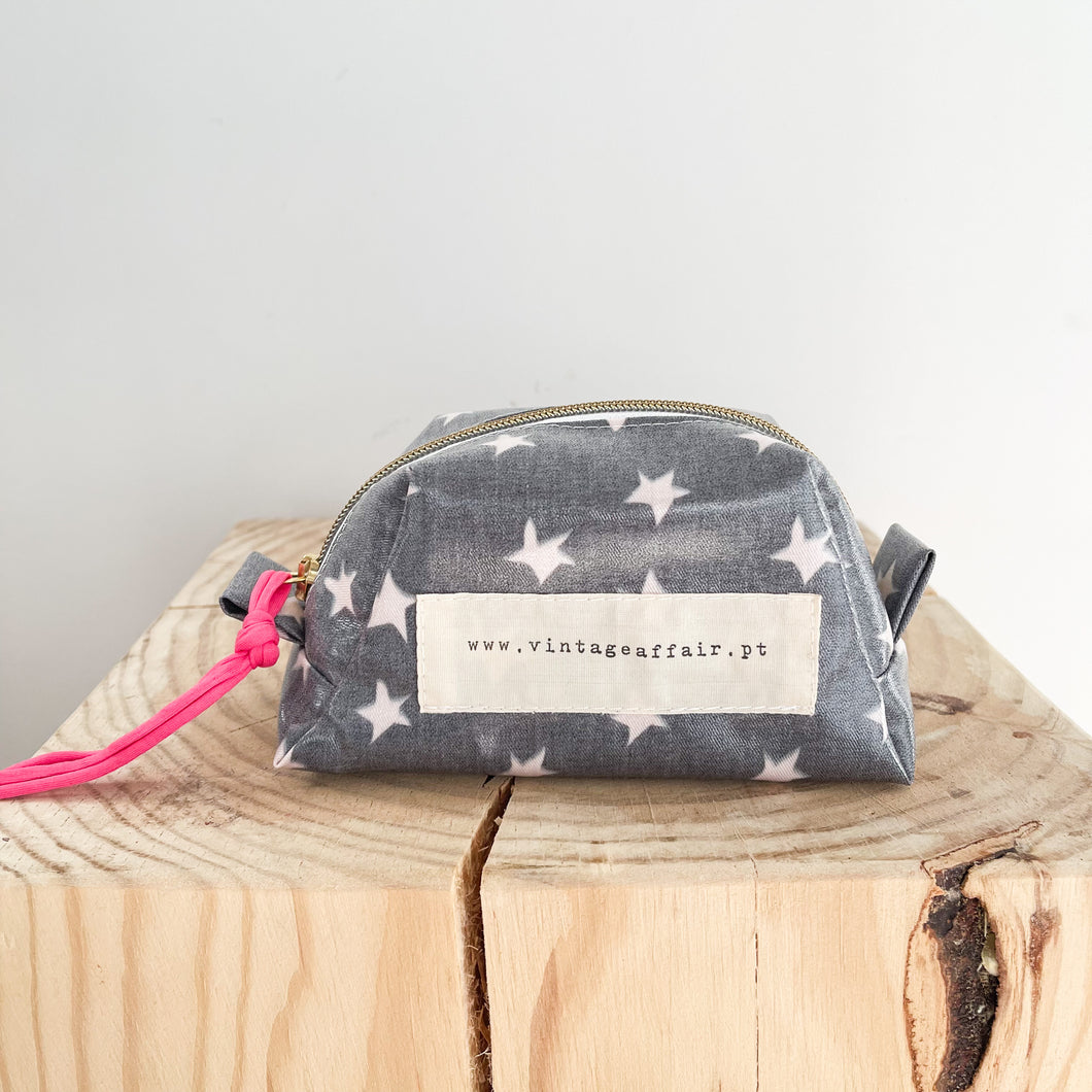 Necessaire pequeno ESTRELAS ANTRACITE