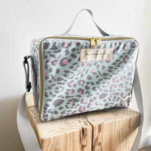 Lancheira BOX animal print verde