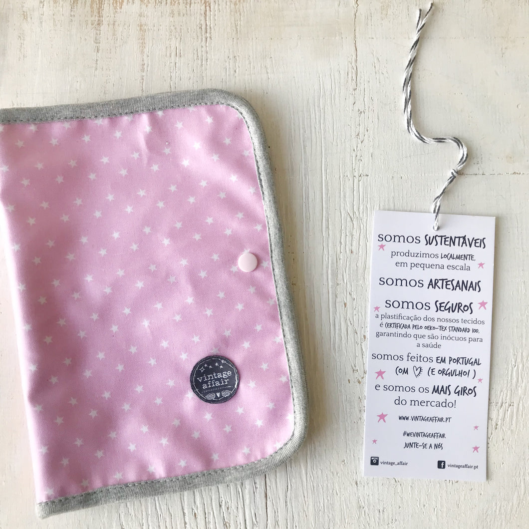 Porta documentos PINK STARS