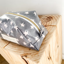 Load image into Gallery viewer, Necessaire grande ESTRELAS ANTRACITE