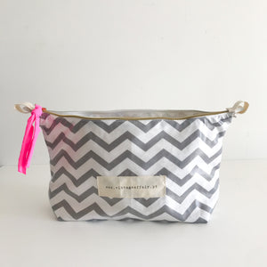 Estojo ou necessaire XL CHEVRON