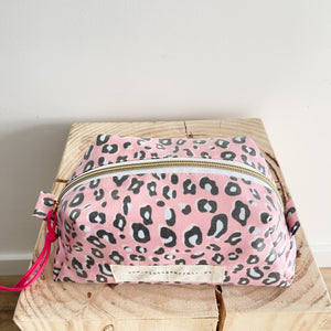 Necessaire grande ANIMAL PRINT ROSA