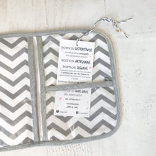 Load image into Gallery viewer, Porta documentos CHEVRON CINZA