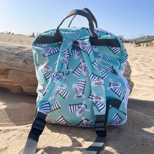 Mochila de rede ZEBRAS VERDES