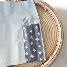 Load image into Gallery viewer, Individual de mesa com bolso ESTRELAS ANTRACITE