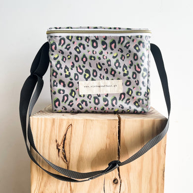 Lancheira grande ANIMAL PRINT caqui