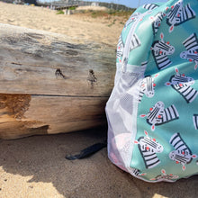 Load image into Gallery viewer, Mochila de rede ZEBRAS VERDES