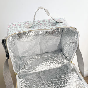 Lancheira BOX animal print verde