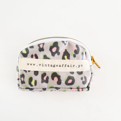 Porta moedas ANIMAL PRINT CAQUI