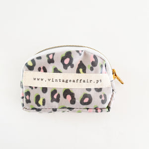 Porta moedas ANIMAL PRINT CAQUI