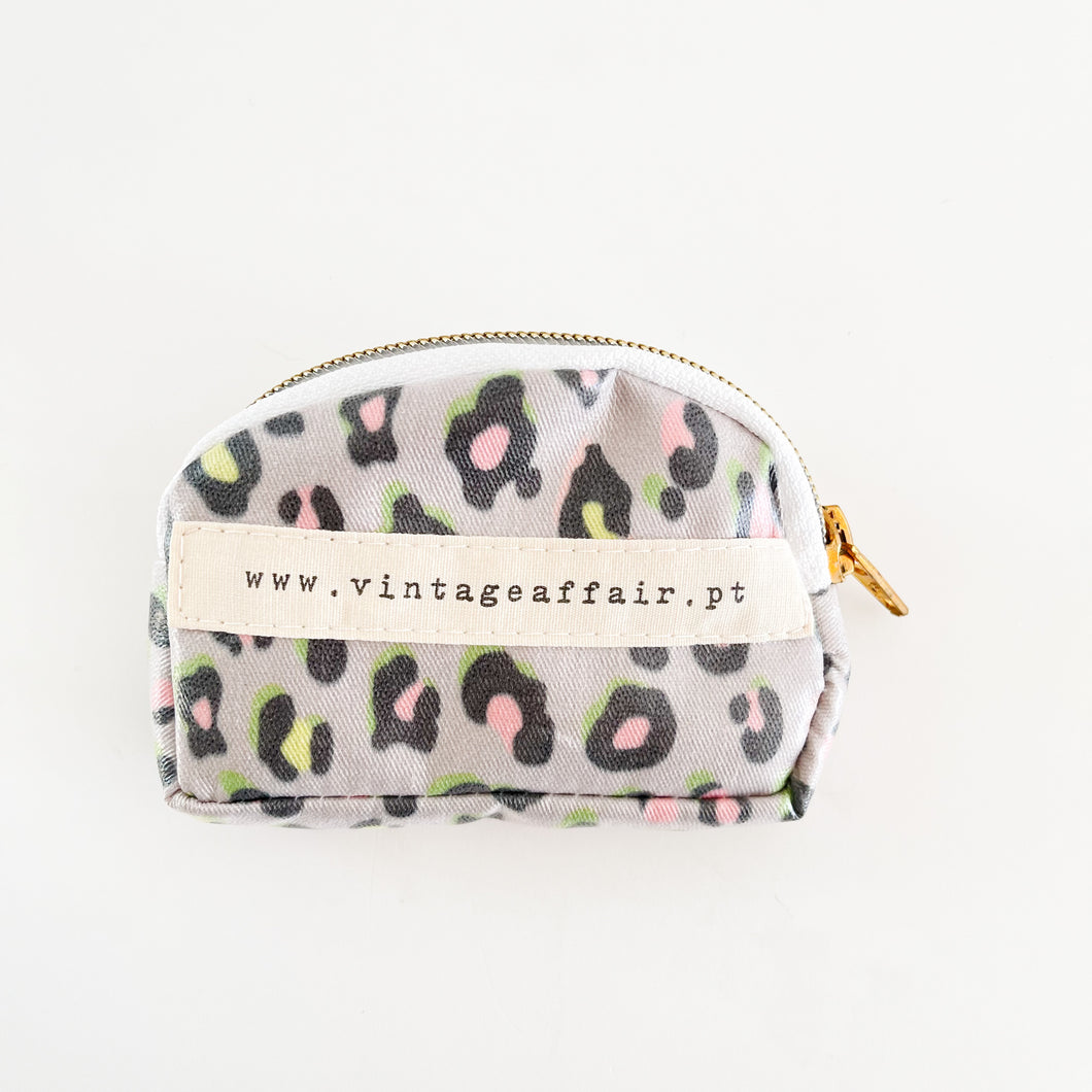 Porta moedas ANIMAL PRINT CAQUI