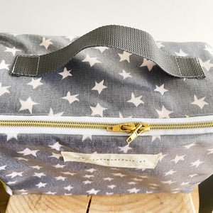 Lancheira BOX estrelas fundo antracite