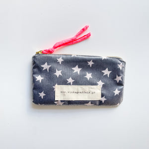 Bolsa pequena ESTRELAS antracite