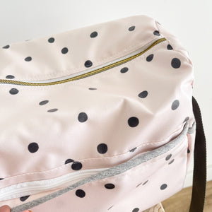 Saco de passeio BOLINHAS BEGE