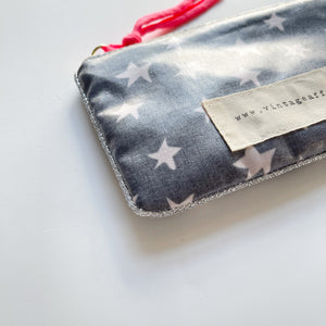 Bolsa pequena ESTRELAS antracite