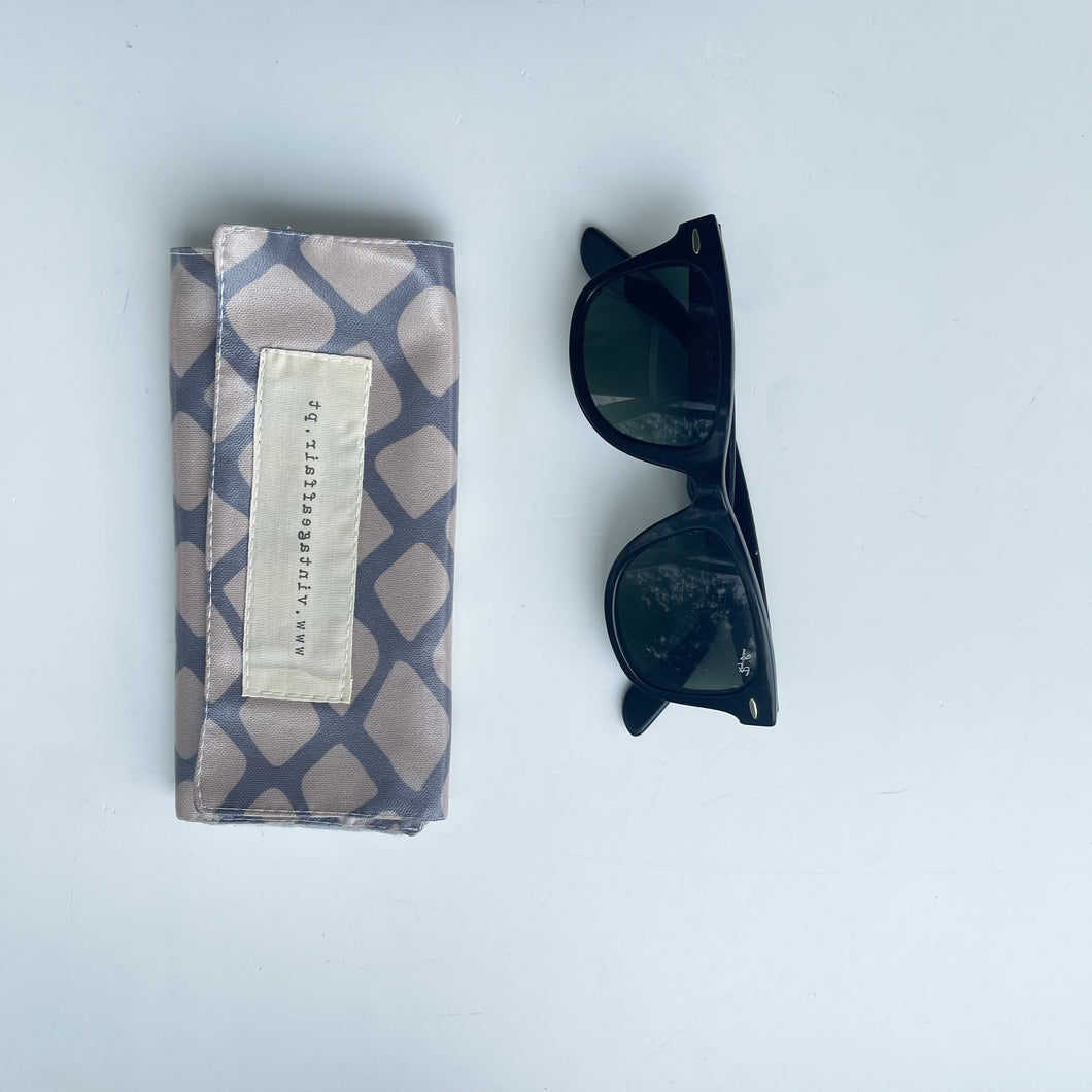 Bolsa para óculos GIRAFA TAUPE