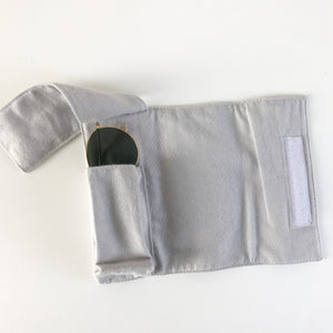 Bolsa para óculos RISCAS CAQUI