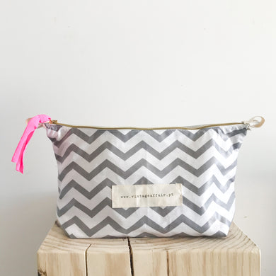 Estojo ou necessaire XL CHEVRON