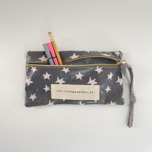 Estojo/ bolsa estrelas ANTRACITE