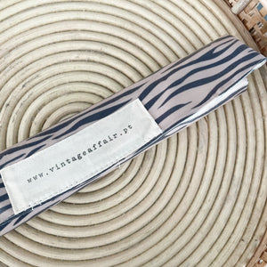 Individual de mesa com bolso ZEBRA TAUPE