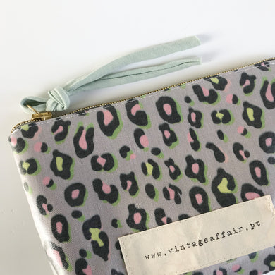 Bolsa média ANIMAL PRINT CAQUI