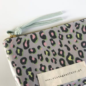 Bolsa média ANIMAL PRINT CAQUI