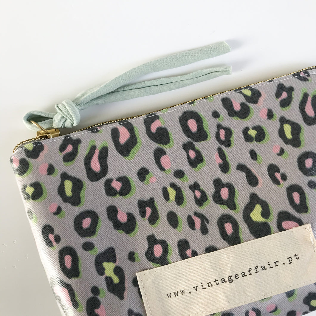 Bolsa média ANIMAL PRINT CAQUI