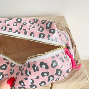 Necessaire grande ANIMAL PRINT ROSA