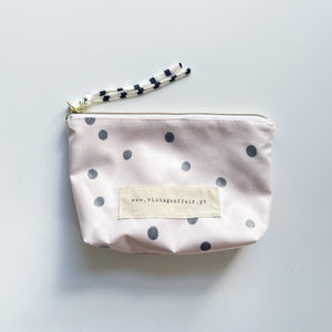 Bolsa média BOLINHAS fundo beige