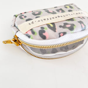 Porta moedas ANIMAL PRINT CAQUI