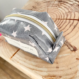 Necessaire pequeno ESTRELAS ANTRACITE