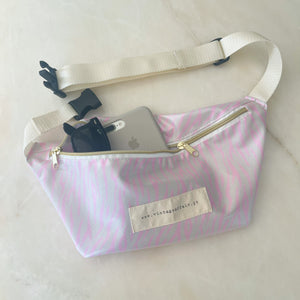 Bolsa cintura ZEBRA ROSA NEON