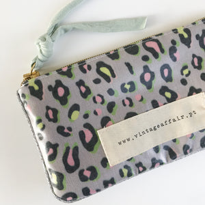 Bolsa pequena ANIMAL PRINT CAQUI