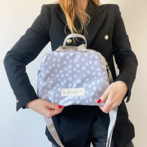 Lancheira grande DOTS CINZA