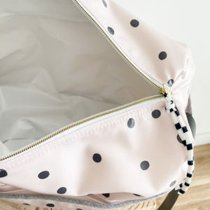 Saco de passeio BOLINHAS BEGE