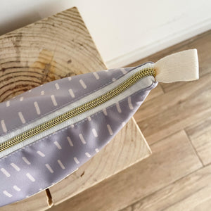 Necessaire ou estojo XL TRACINHOS CINZA